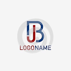 Letter J and B initials concept. Very suitable various business purposes also for symbol, logo, company name, brand name.