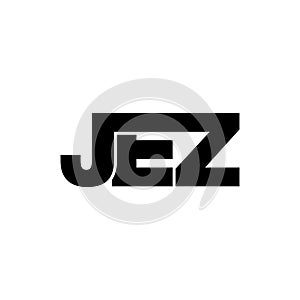 Letter JEZ simple monogram logo icon design.