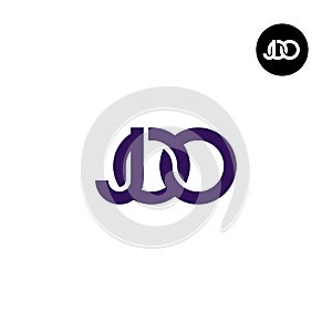 Letter JOO Monogram Logo Design photo