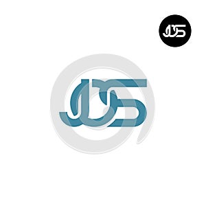 Letter JOS Monogram Logo Design photo