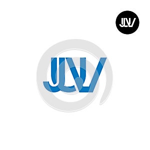 Letter JUV Monogram Logo Design