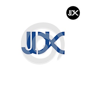 Letter JUX Monogram Logo Design