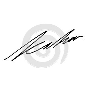 Letter K abstract signature ideas. Vector with alpha channel.