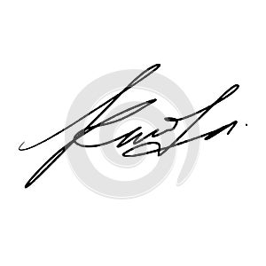 Letter K abstract signature ideas. Vector with alpha channel.