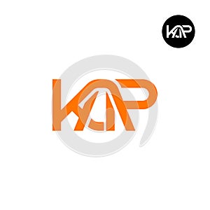 Letter KAP Monogram Logo Design