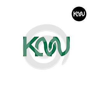 Letter KNN Monogram Logo Design