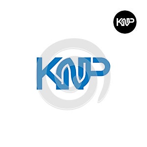 Letter KNP Monogram Logo Design