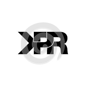 Letter KPR simple monogram logo icon design.