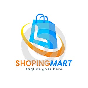 Letter L Shop Bag Logo Design