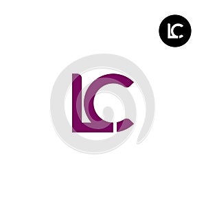 Letter LC Monogram Logo Design Unique