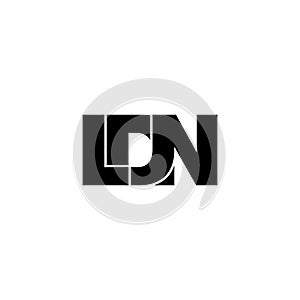 Letter LDN simple monogram logo icon design. photo