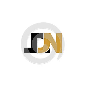 Letter LDN simple monogram logo icon design. photo