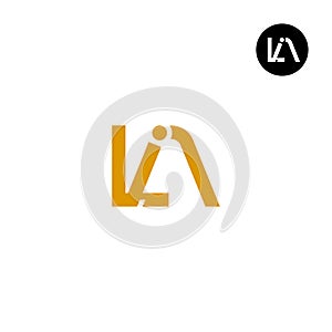 Letter LIA Monogram Logo Design photo