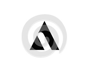Letter A logo alphabet icon set .
