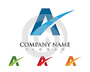 A Letter Logo Business