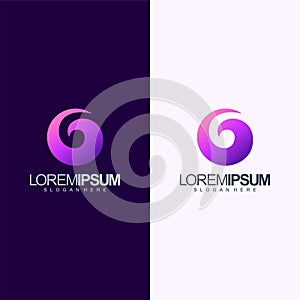 Letter logo design vector illustration