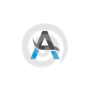 A letter logo dsign vector