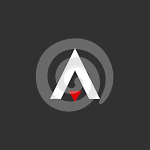 A letter logo dsign vector