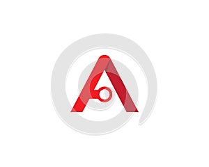 A letter logo vector