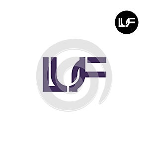 Letter LUF Monogram Logo Design