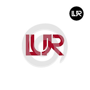 Letter LUR Monogram Logo Design