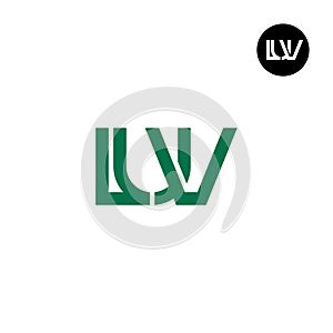 Letter LUV Monogram Logo Design