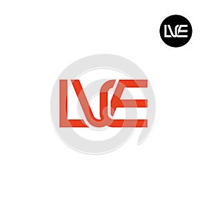 Letter LVE Monogram Logo Design