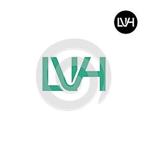Letter LVH Monogram Logo Design