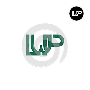 Letter LWP Monogram Logo Design