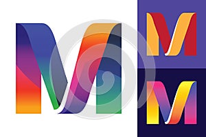 Letter M Initial Logo design.