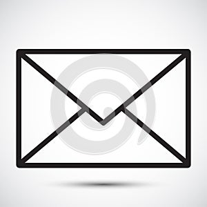 Letter,Mail icon Symbol Sign Isolate on White Background,Vector Illustration EPS.10