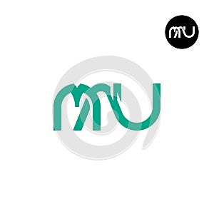 Letter MAU Monogram Logo Design