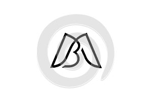 Letter MB Logo Design Vector