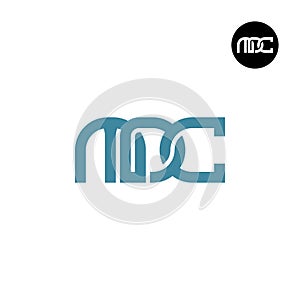 Letter MDC Monogram Logo Design