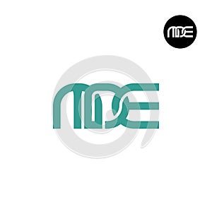 Letter MDE Monogram Logo Design