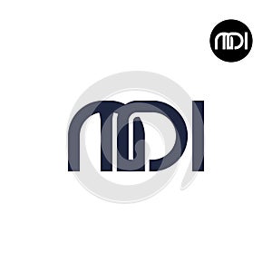 Letter MDI Monogram Logo Design
