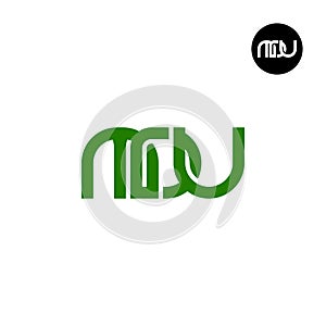 Letter MDU Monogram Logo Design