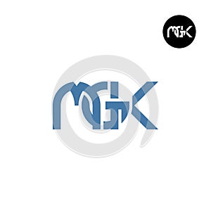 Letter MGK Monogram Logo Design