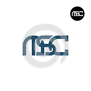 Letter MSC Monogram Logo Design photo