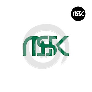 Letter MSK Monogram Logo Design
