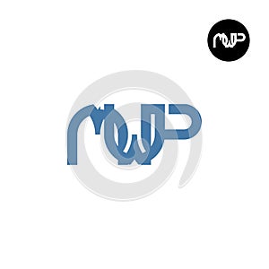 Letter MWP Monogram Logo Design