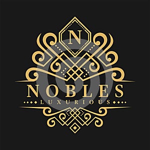 Letter N Logo - Classic Luxurious Style Logo Template