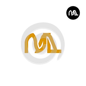 Letter NAL Monogram Logo Design photo