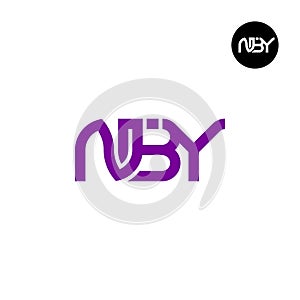 Letter NBY Monogram Logo Design