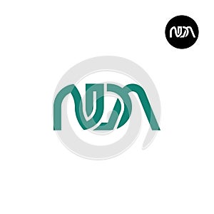 Letter NDA Monogram Logo Design