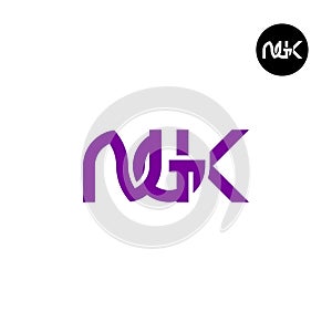 Letter NGK Monogram Logo Design