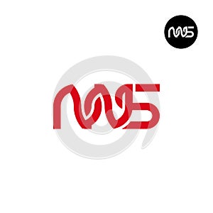 Letter NNS Monogram Logo Design