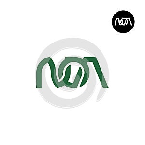 Letter NOA Monogram Logo Design