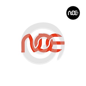 Letter NOE Monogram Logo Design