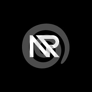 Letter NR AR R N Logo Design Simple Vector